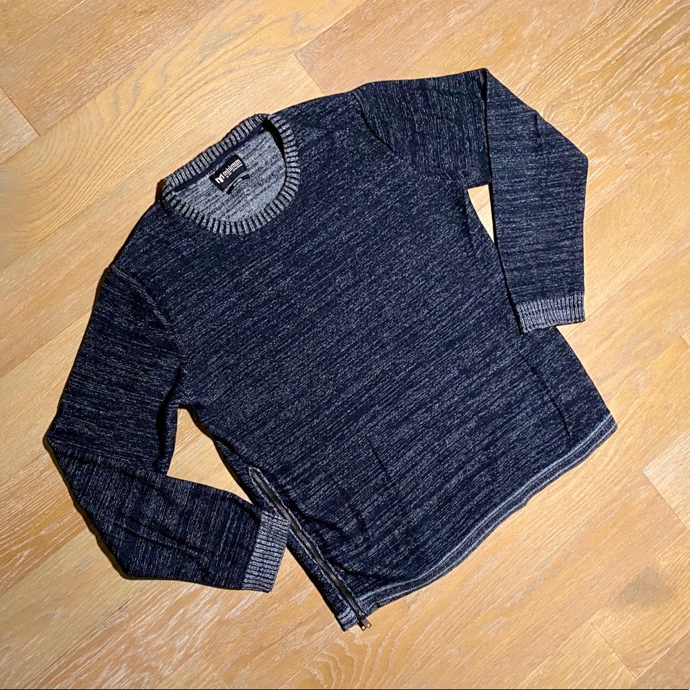 Minimum Crewneck Side Zipper Sweatshirt LRG/XL EUC